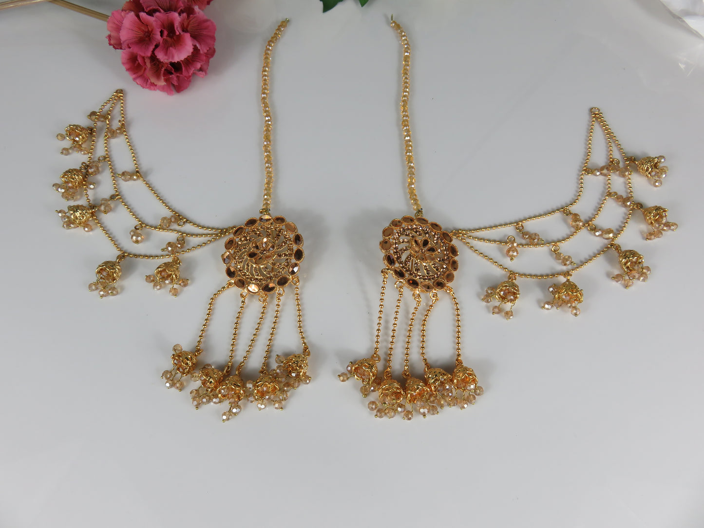 Gold Sahara/Bahubali Earrings