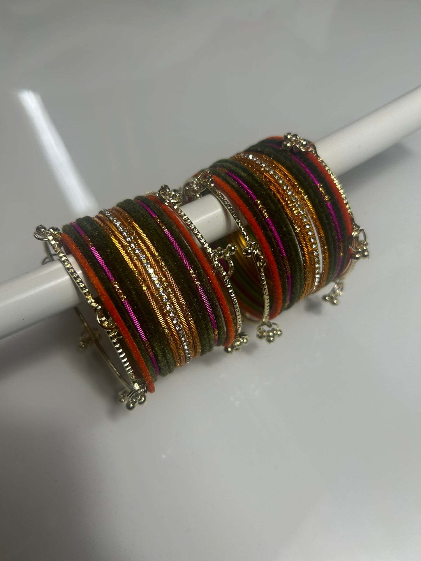 2.6 Kashmiri Bangles Various Colours