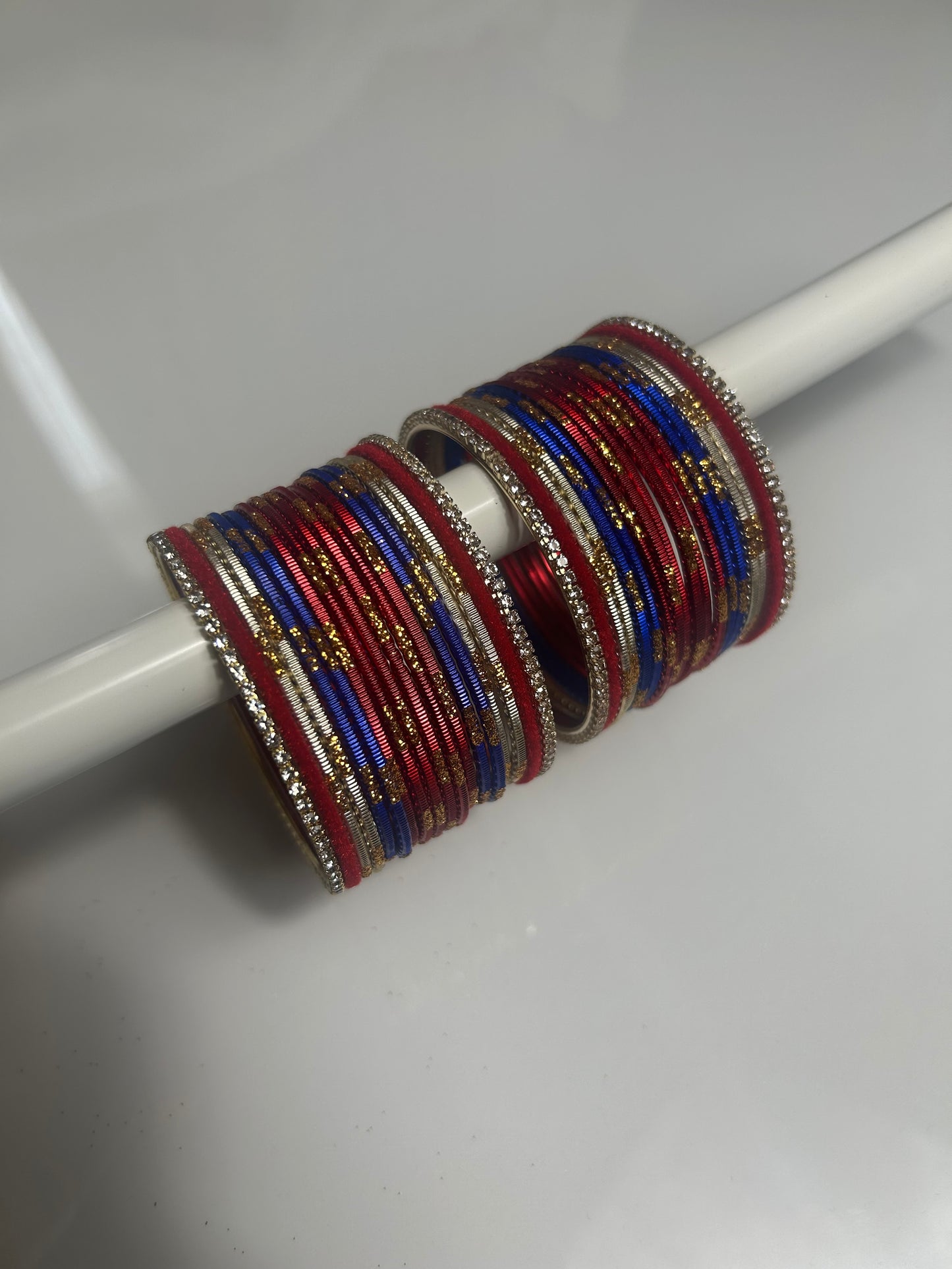 2.6 Velvet Diamonte Bangles Various colours available