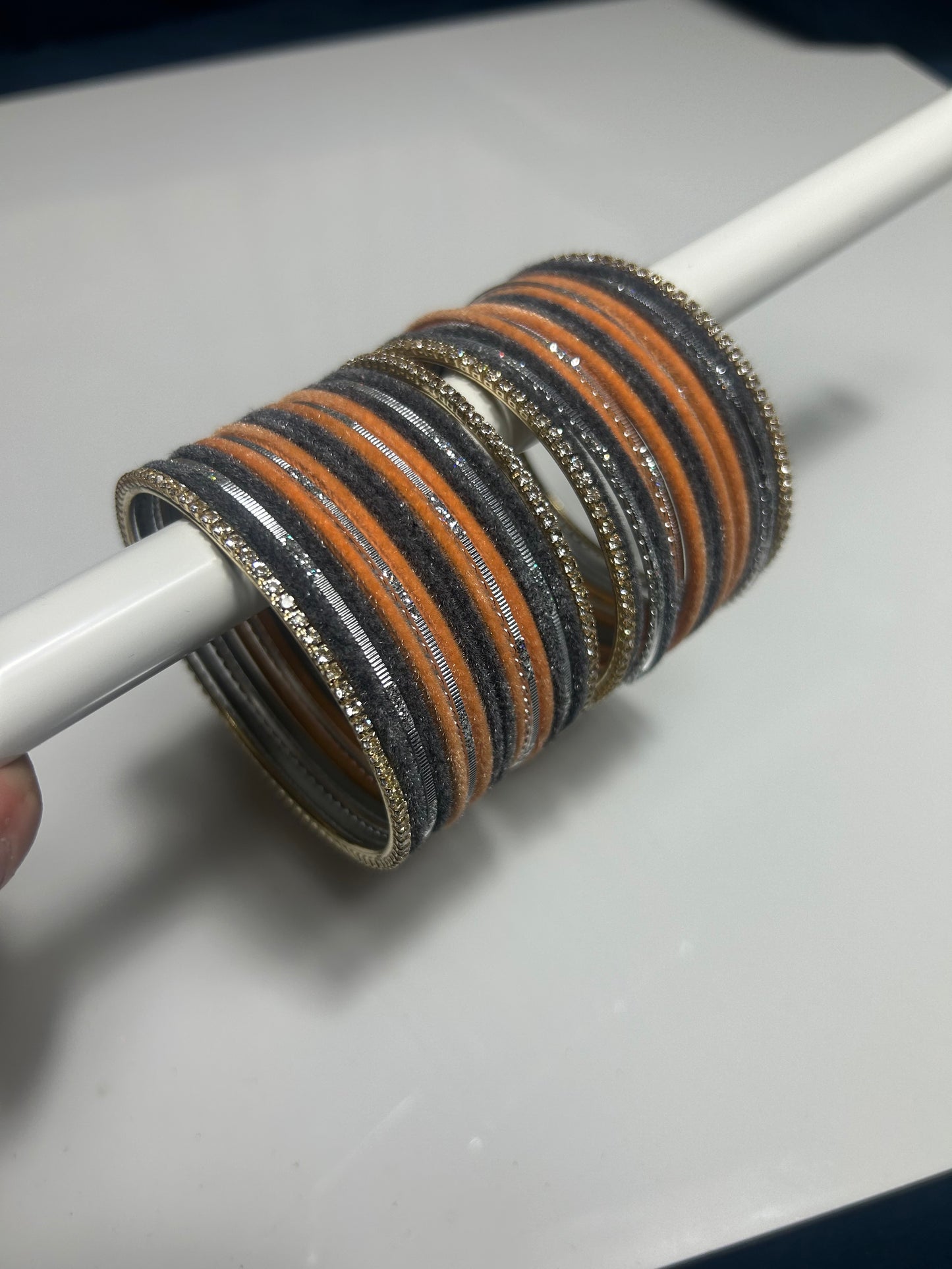 2.10 Velvet Bangles - Various colours available