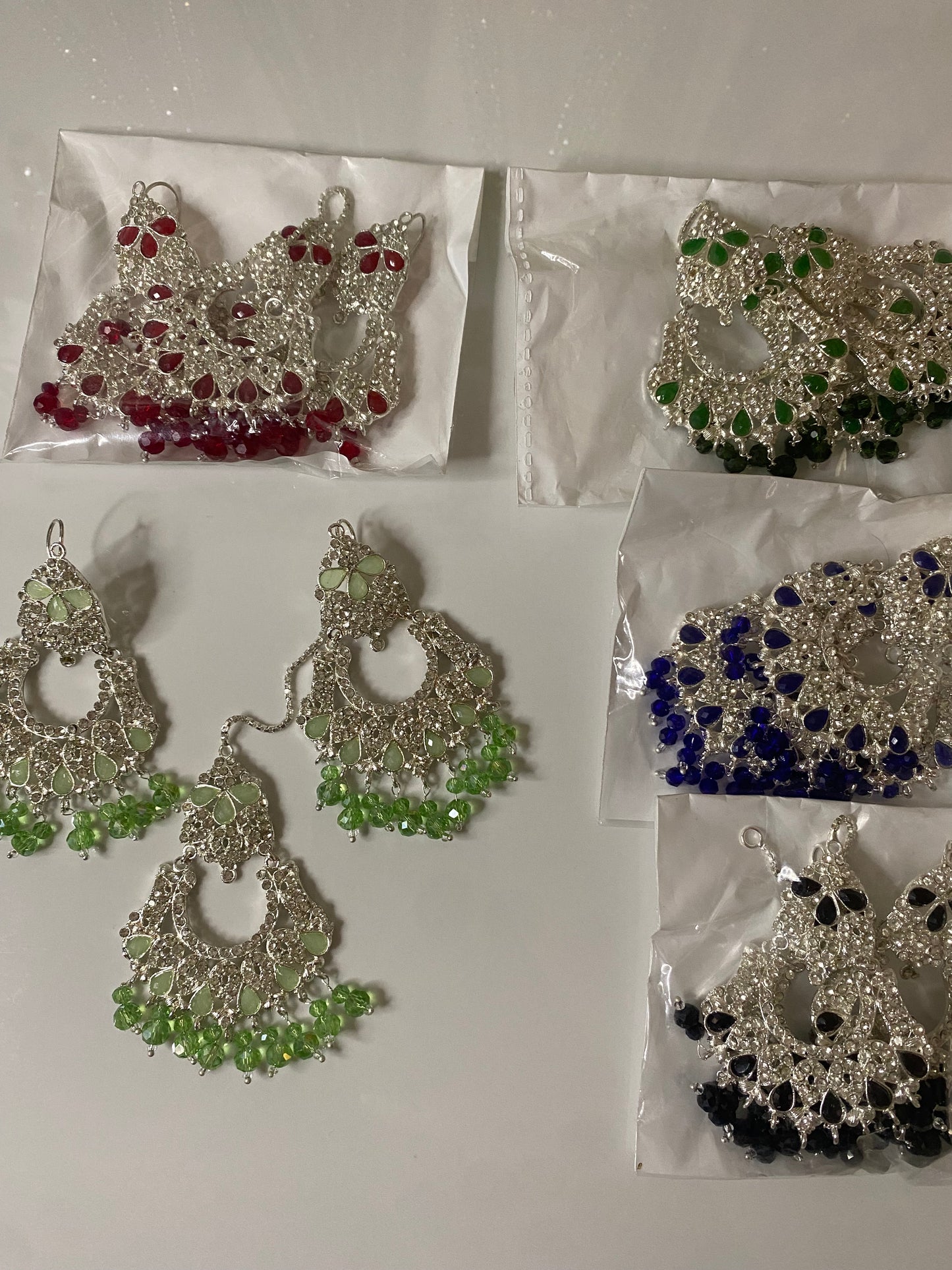 Sparkle Tikka Earring Set