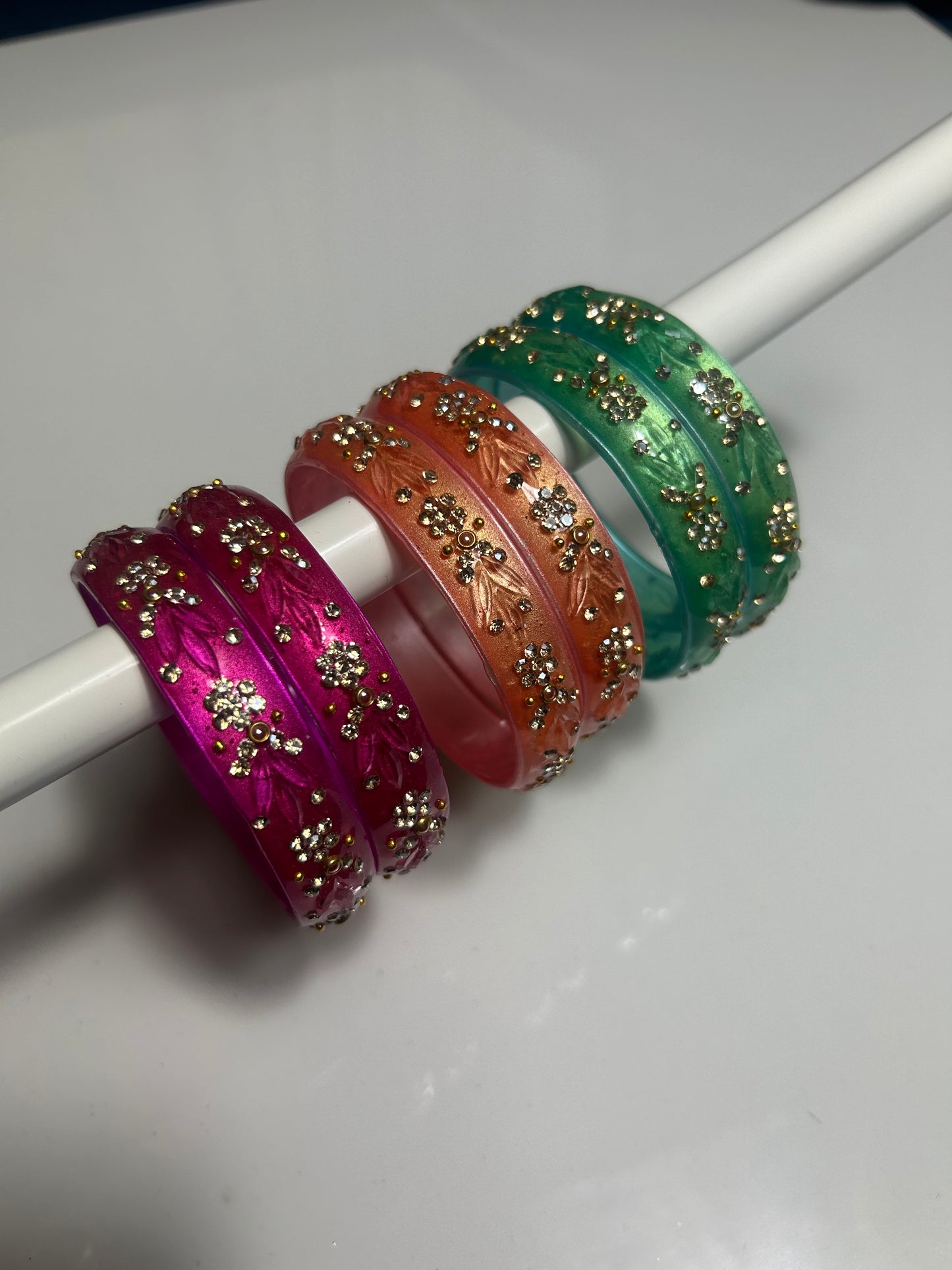 Thick Glass Bangles