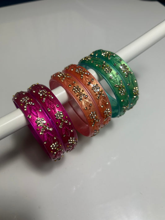 Thick Glass Bangles