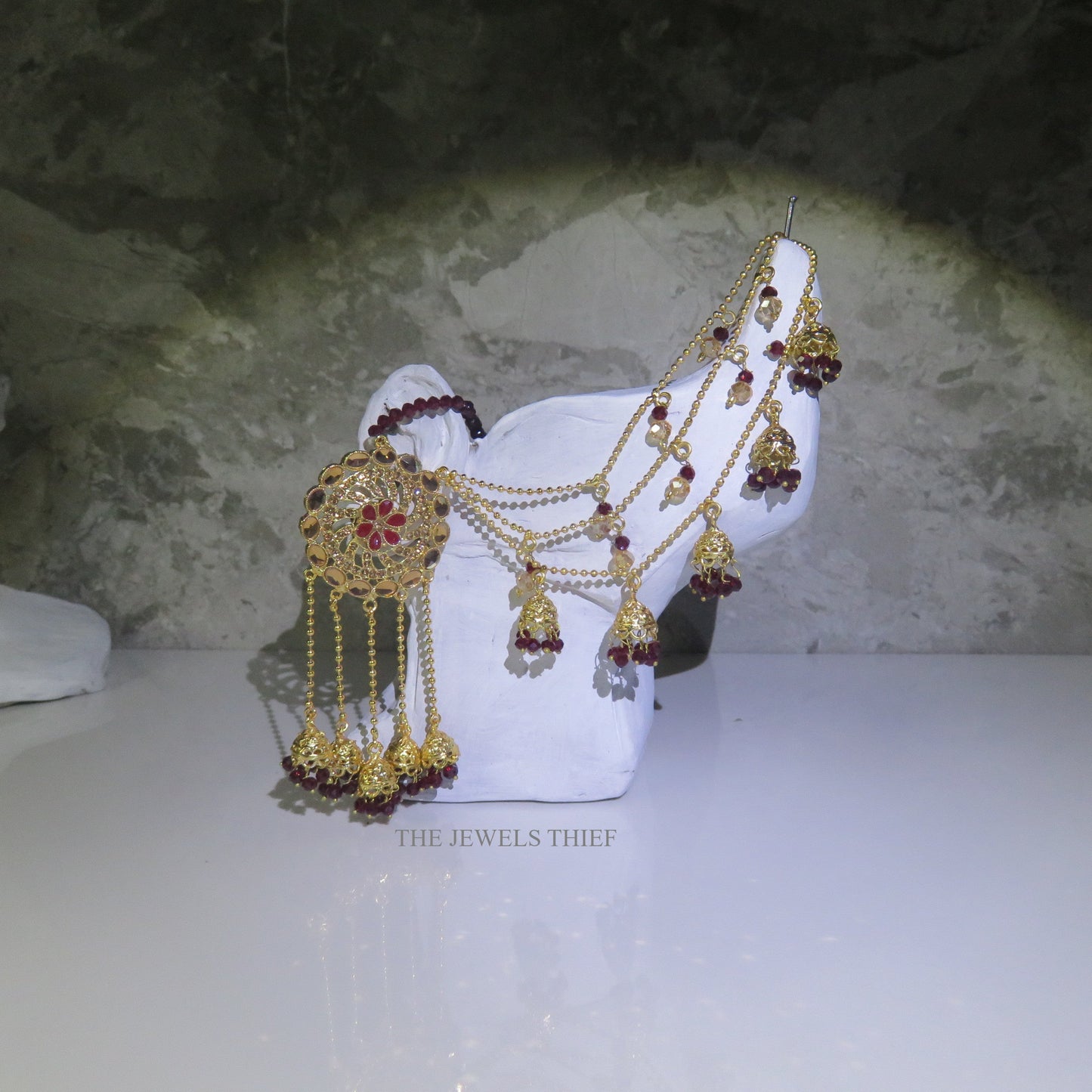Gold Sahara/Bahubali Earrings