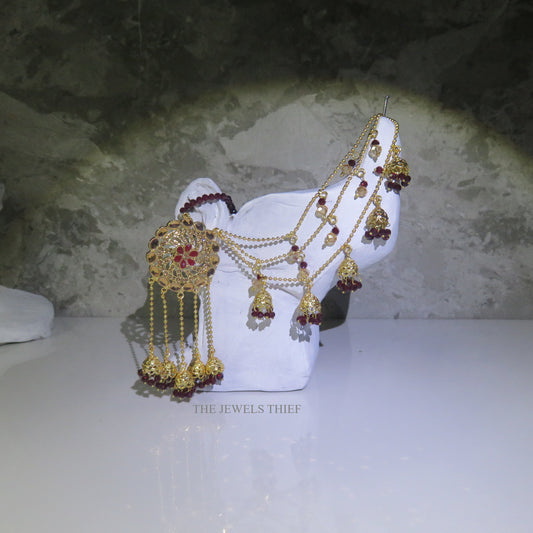 Gold Sahara/Bahubali Earrings