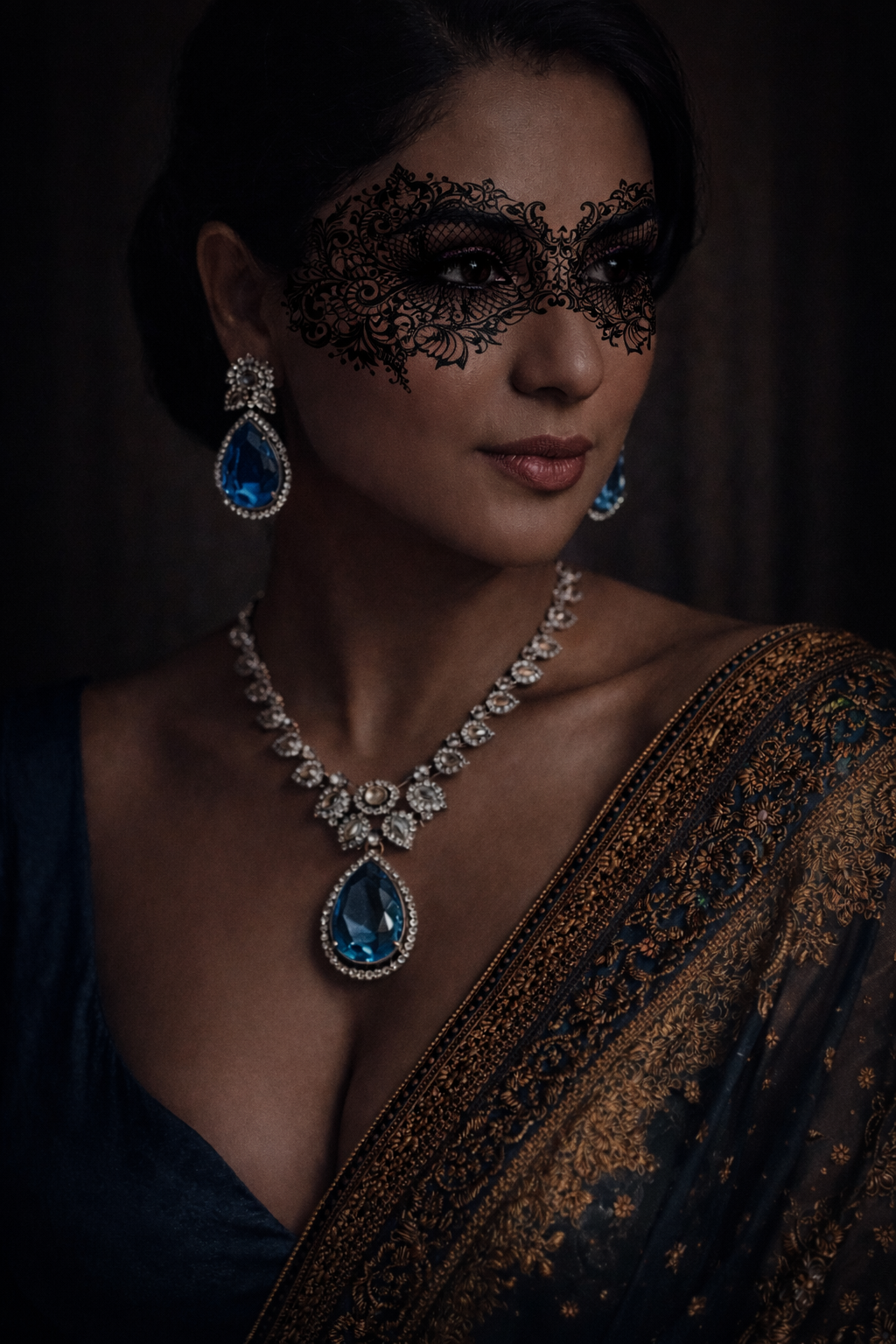 Tear Drop Necklace Set