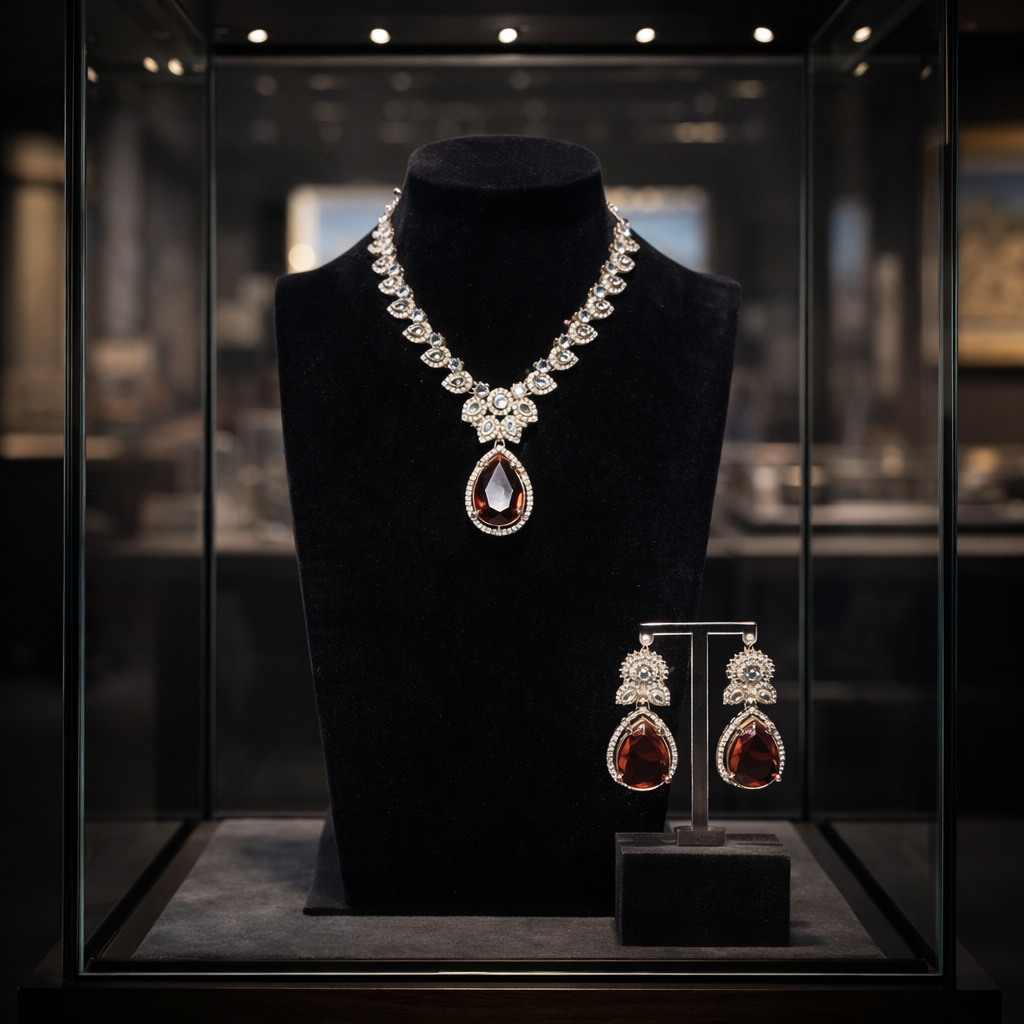 Tear Drop Necklace Set