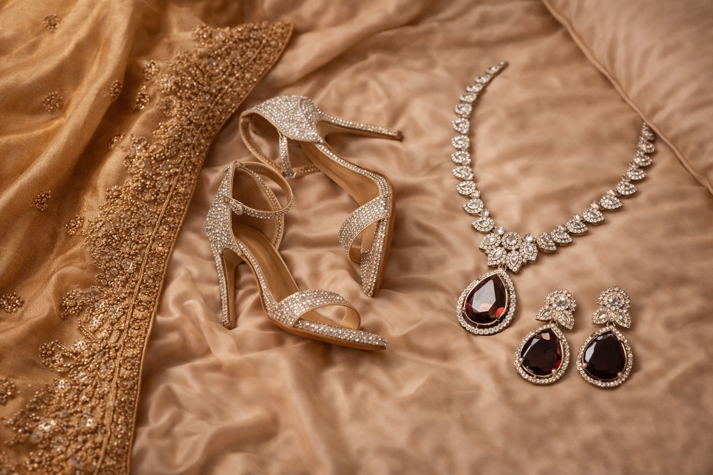 Tear Drop Necklace Set