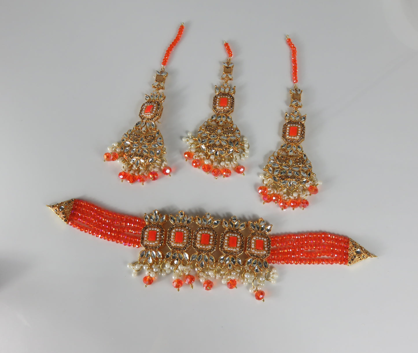 Chunky Square Choker Necklace