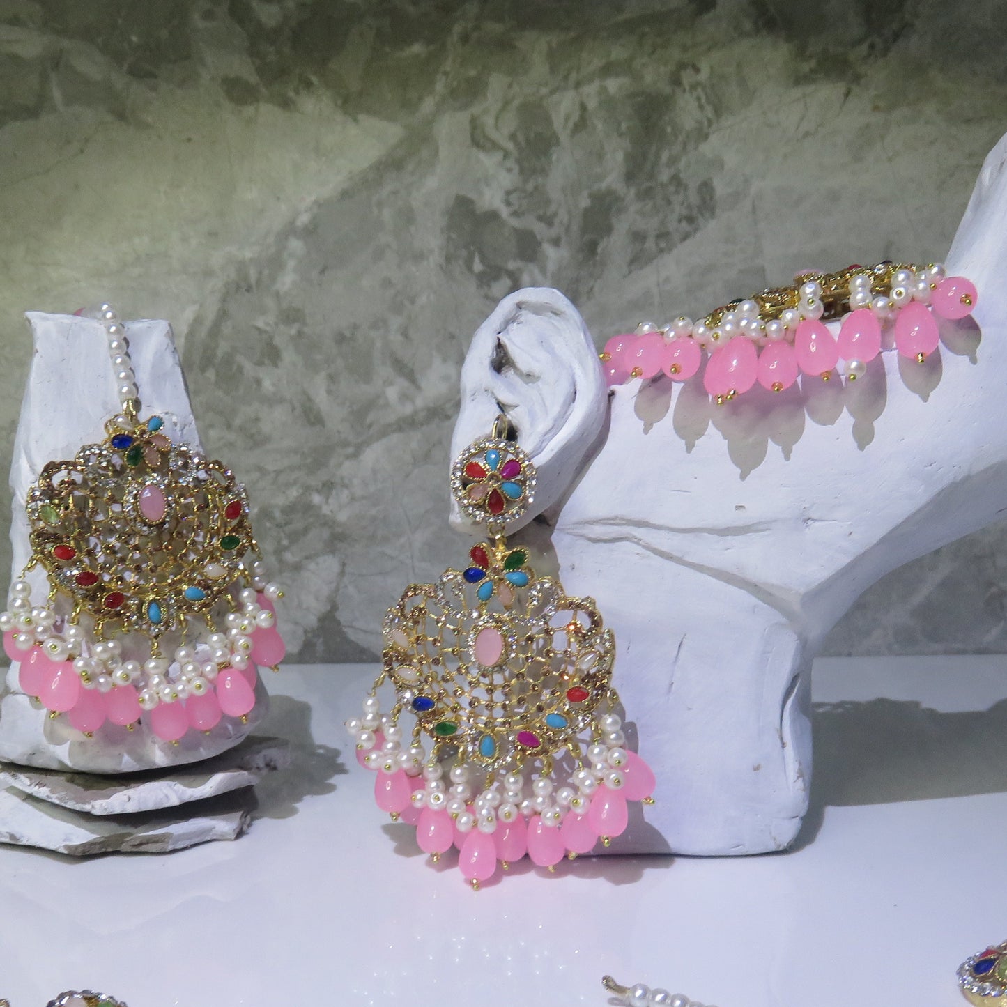 Flower Tikka Earring