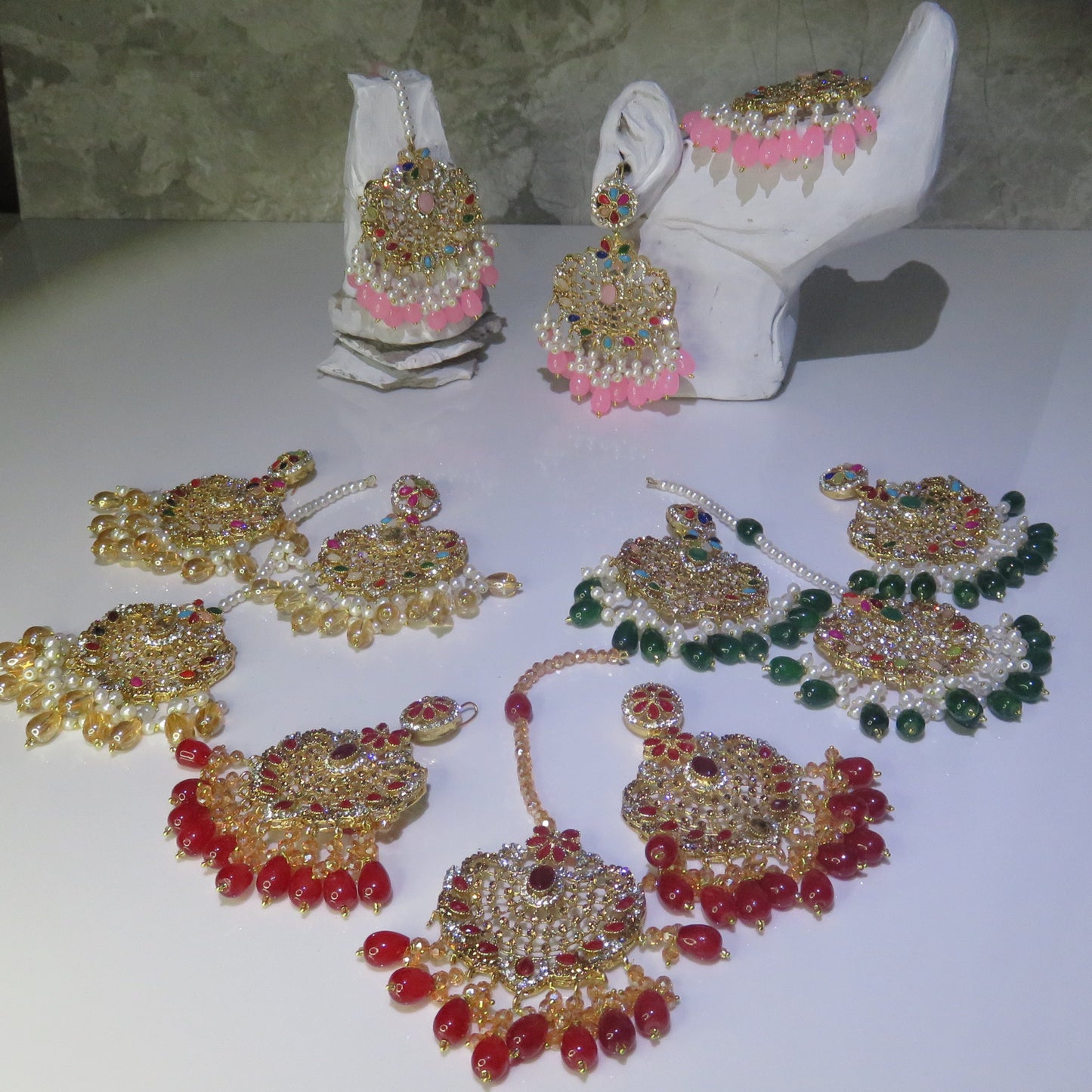 Flower Tikka Earring