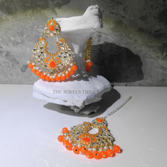 Oversized Tikka Earring - Colours